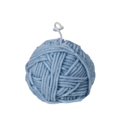 Herstellung von Duftsteinen für Duftkerzen mithilfe einer Silikonform und eines Wollknäuels