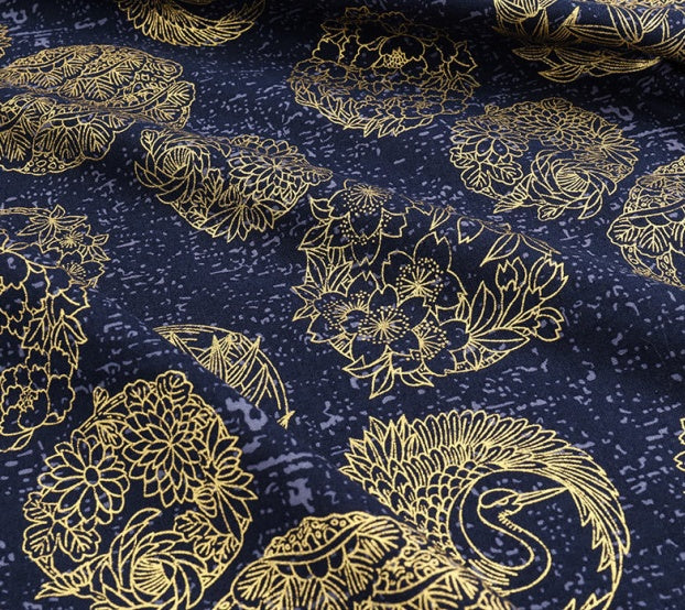 Bedruckter Stoff, Stoff, Kissen, Stoff für handgefertigte Taschen