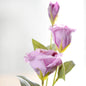 Dreizack-Eustoma-Blumen, Heimdekoration, Kunstblumen, Seidenblumen für Hochzeiten