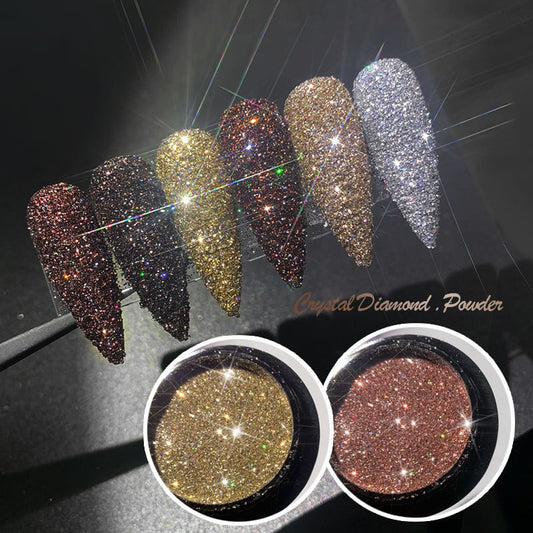 Glitzernägel, Kristall-Diamant-Puder, Promi-Vibratoren