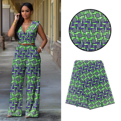 Afrikanischer Batik-Baumwollwachsstoff