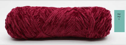 Chenille Gold Velvet Yarn Hook Shoe Thread