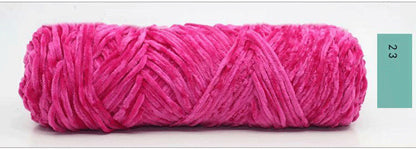 Chenille Gold Velvet Yarn Hook Shoe Thread