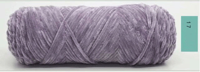 Chenille Gold Velvet Yarn Hook Shoe Thread