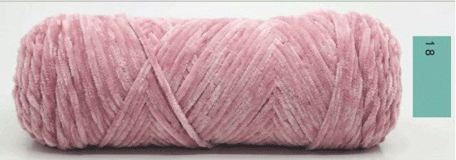 Chenille Gold Velvet Yarn Hook Shoe Thread