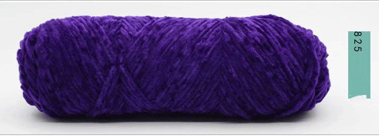 Chenille Gold Velvet Yarn Hook Shoe Thread