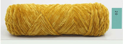 Chenille Gold Velvet Yarn Hook Shoe Thread