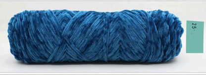 Chenille Gold Velvet Yarn Hook Shoe Thread