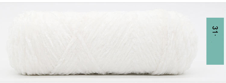 Chenille Gold Velvet Yarn Hook Shoe Thread