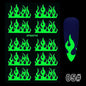 Halloween Party Luminous Adhesive Nail Stickers