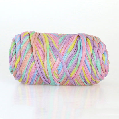 Handgewebte Hausschuhe aus dicker Wolle mit dickem Garnkern und Baumwollgarnknäuel