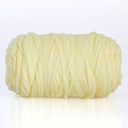 Handgewebte Hausschuhe aus dicker Wolle mit dickem Garnkern und Baumwollgarnknäuel