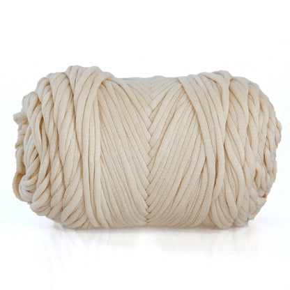 Handgewebte Hausschuhe aus dicker Wolle mit dickem Garnkern und Baumwollgarnknäuel