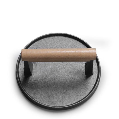 Steakpresse aus Gusseisen, Grillzubehör für Teppanyaki, Tintenfischpresse für Teppanyaki, Grillzubehör für Picknicks im Freien