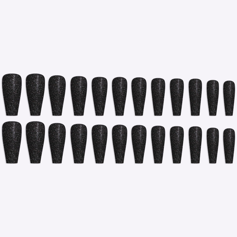 Fertige Nagelkunst, Glitzer-Nagelkunst, Zuckerpuder-Nagelkunst, tragbarer Nagel