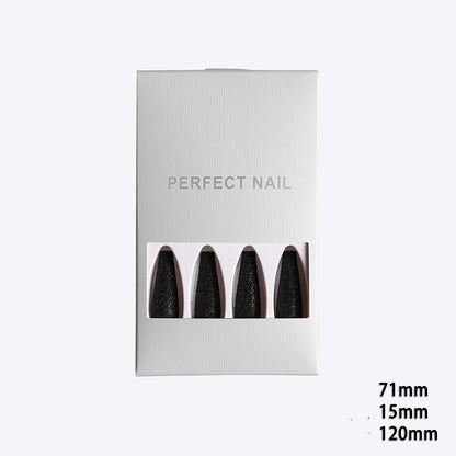 Fertige Nagelkunst, Glitzer-Nagelkunst, Zuckerpuder-Nagelkunst, tragbarer Nagel