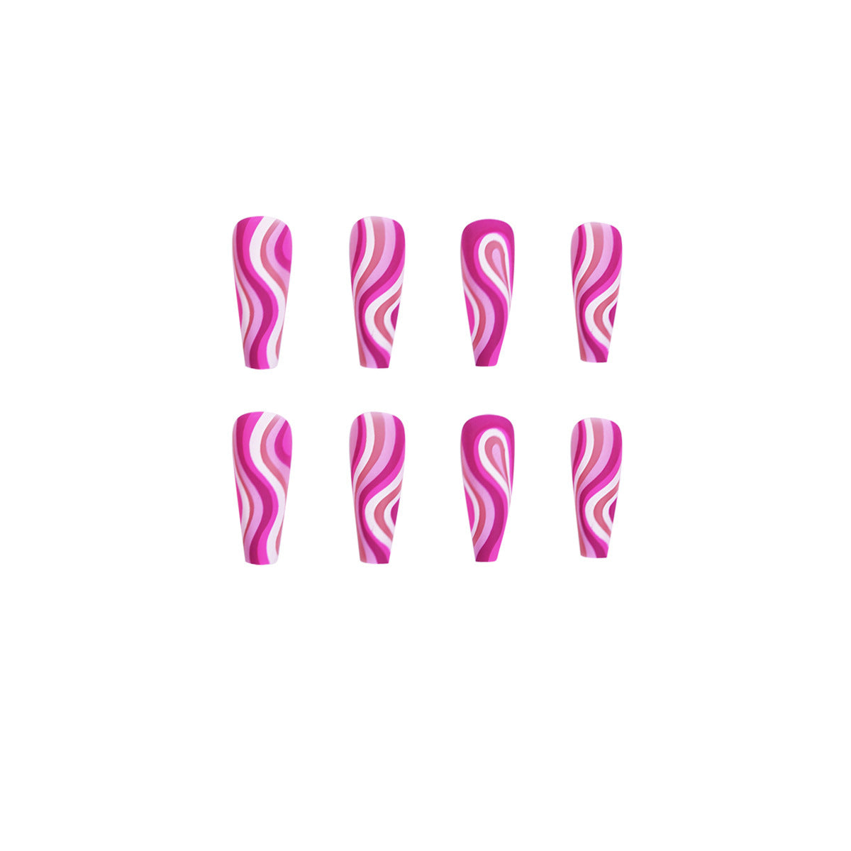 Abnehmbare, kunstvoll gestaltete künstliche Fingernägel zum Aufkleben