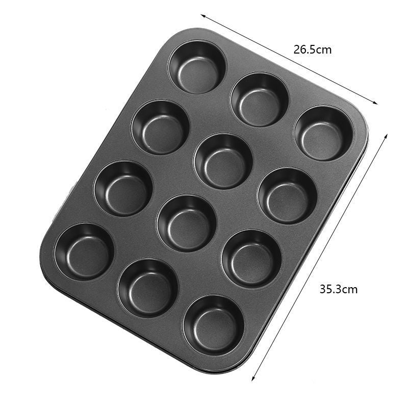 Backofen-Backzubehör-Set für Zuhause, 12-teilige Kuchenform