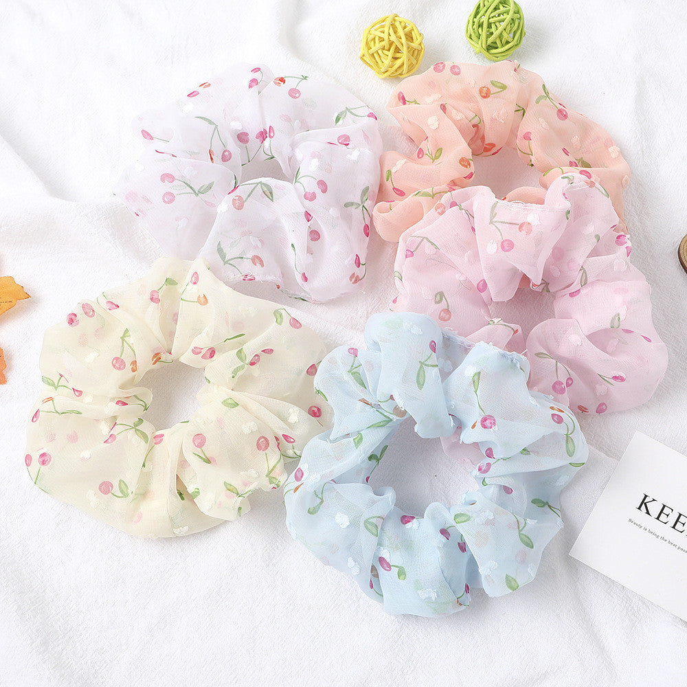Sweet maiden net yarn hair cord