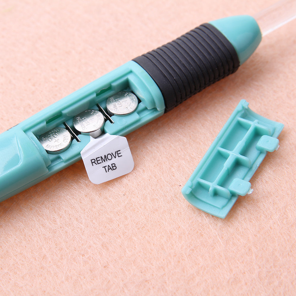 8-teiliges Set Häkelnadeln mit und ohne LED-Griff, Stricknadeln (2,5–6 mm), Nähset, mehrfarbig