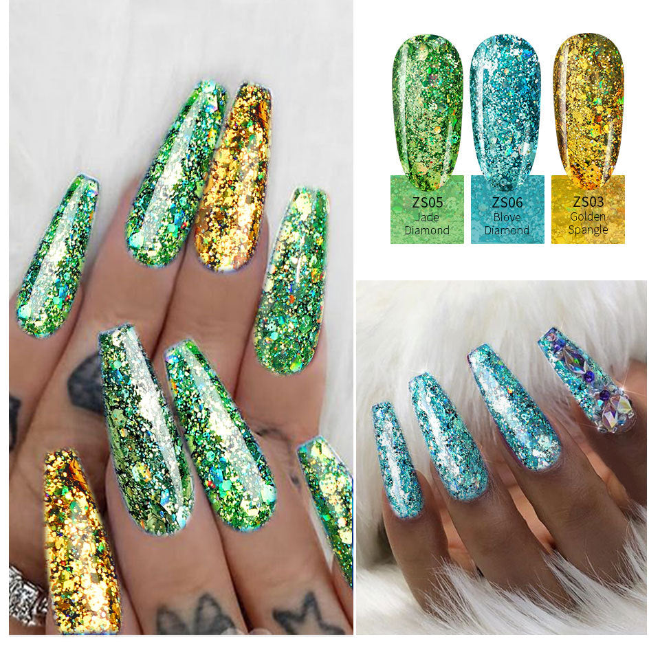 8 Farben leuchtender Diamantkleber
