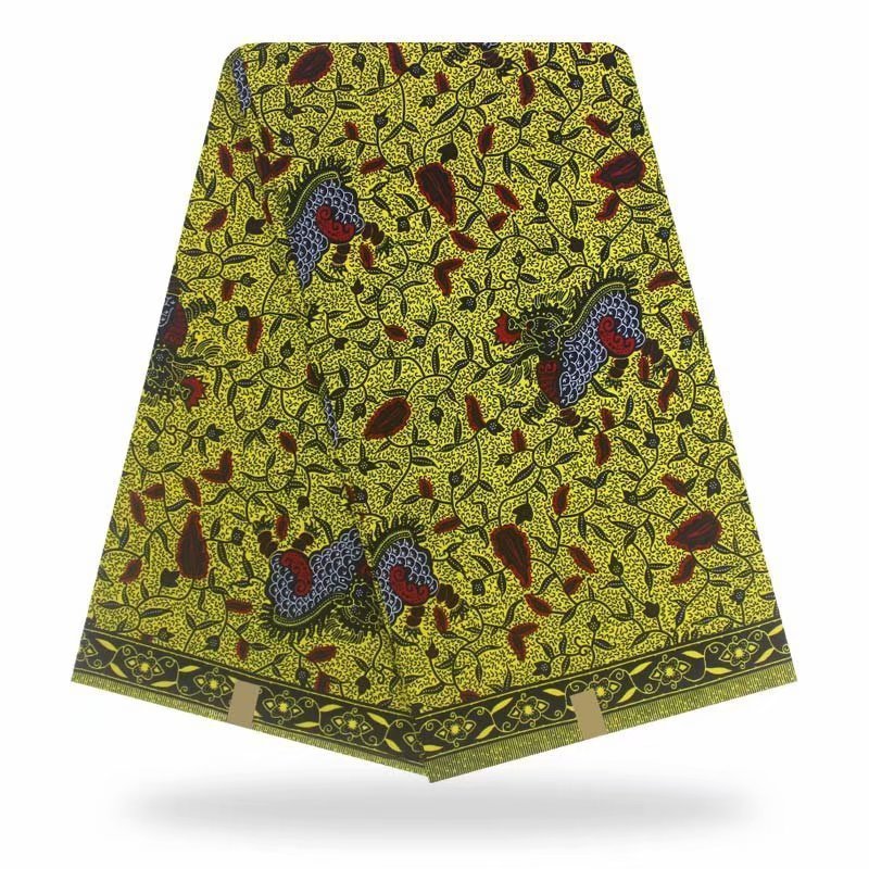 Baumwollstoff im afrikanischen Batik-Stil