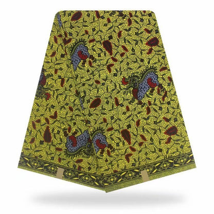 Baumwollstoff im afrikanischen Batik-Stil