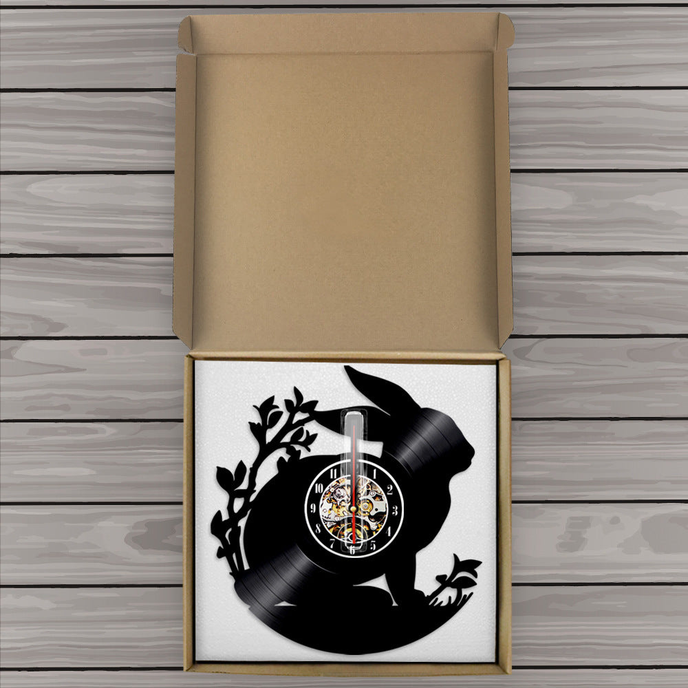 Wanduhr, Kunstuhr, Heimdekoration, Wanduhr mit LED-Nachtlicht