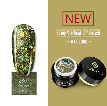 8 Farben leuchtender Diamantkleber