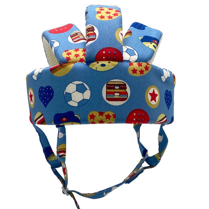 Baby Learning to Walk Anti-Collision Hat Infant Toddler Safety Helmet Cotton Protective Cap Fully Cotton Breathable Lightweight