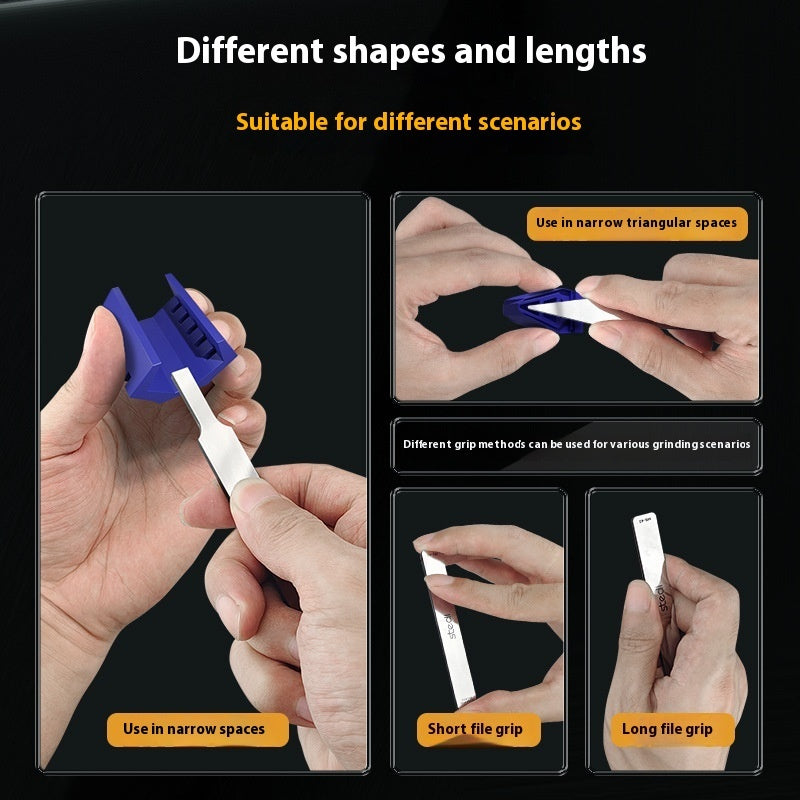 Spiegelglasfeile Polierwerkzeug Wasch- und Polierset