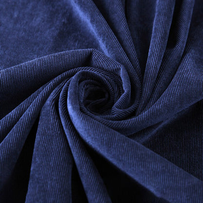 Modische Kleidung Hosenanzug mit Punkten aus Cord