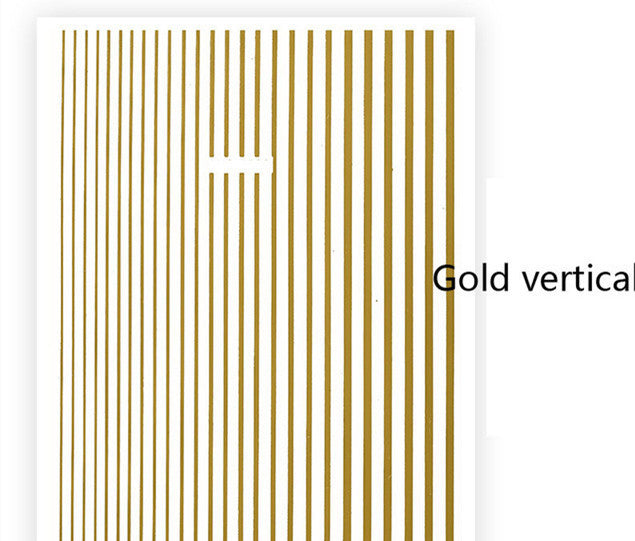 Nagelkunst-Fluoreszenz-Linien-Klebesticker