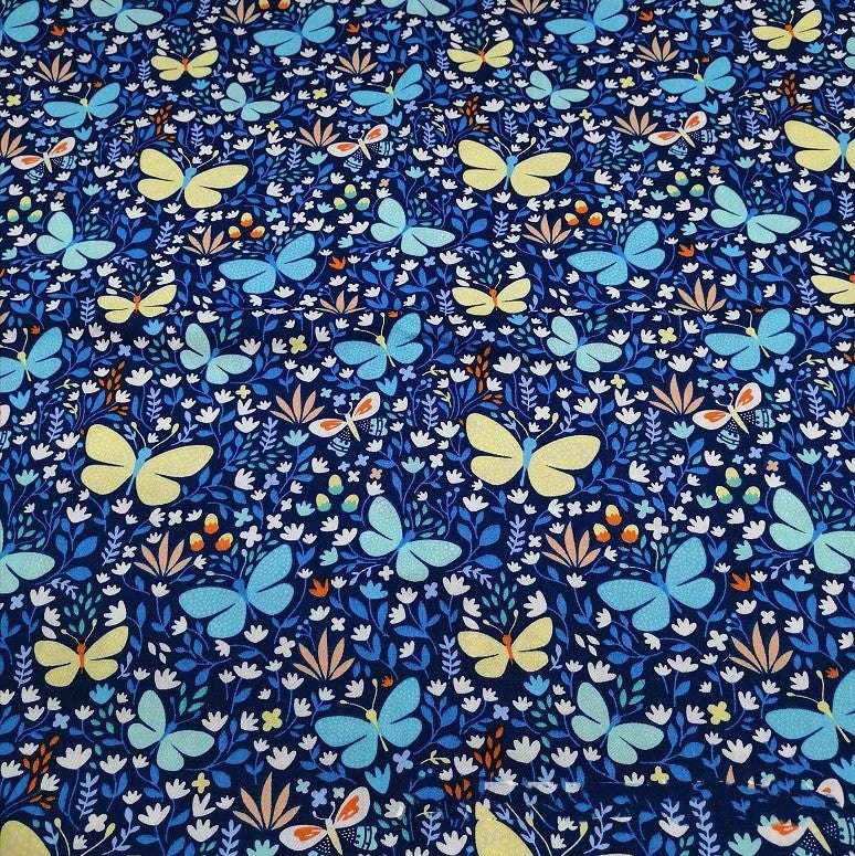 Cotton Twill Printed Cloth DIY Handmade Patchwork Floral Cloth Cotton Bedding Fabric