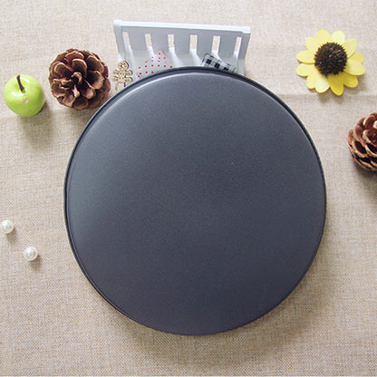 (8 Zoll) tiefe / flache Pizzascheibe, 8 Zoll runde Antihaft-Backform aus Kohlenstoffstahl 