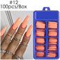 Blue Box Full Paste Wear Long Ballet Nail Plate