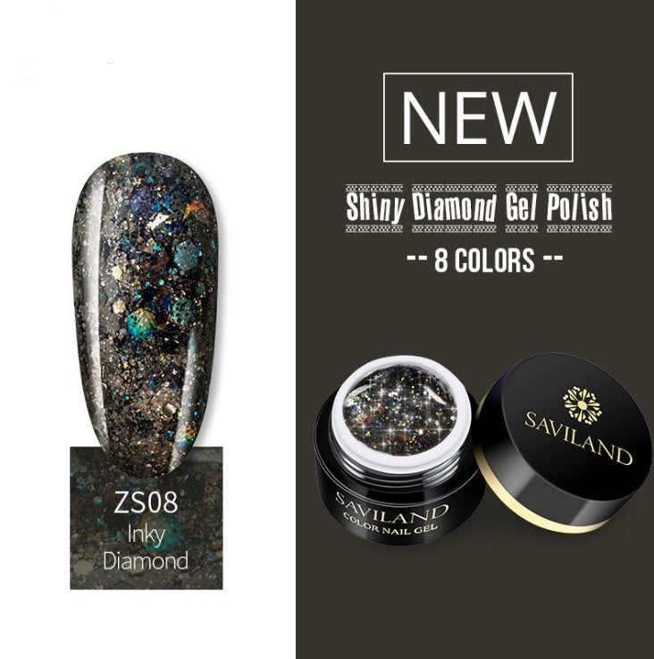 8 Farben leuchtender Diamantkleber