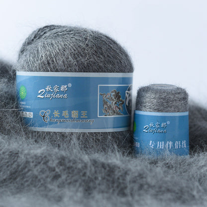 Langhaariges Nerzwollgarn