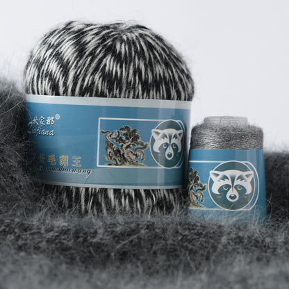 Langhaariges Nerzwollgarn