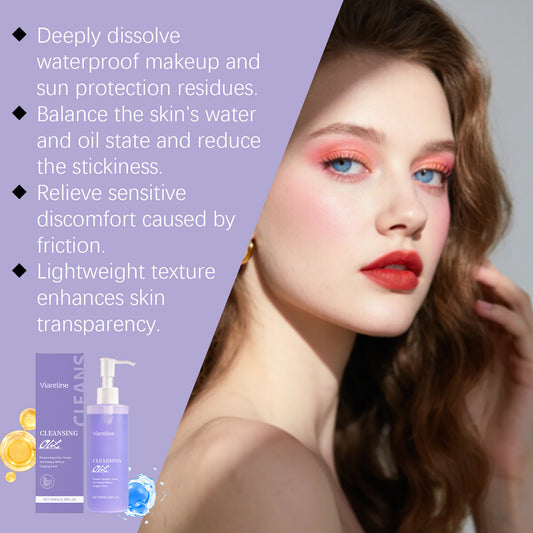 Feuchtigkeitsspendendes und reinigendes Gesichtsöl zum Lösen und Entfernen von Make-up