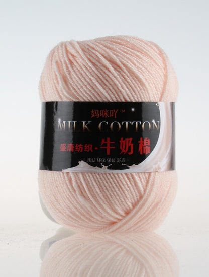 3-Strand Milk Cotton Wool DIY Doll Sweater Scarf Hat Cotton Yarn