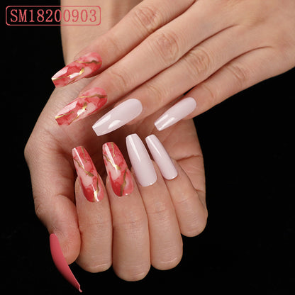 Gelbe Ballettschuhe formen Nagelplatte