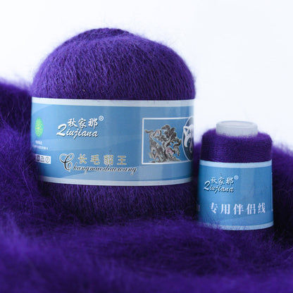 Langhaariges Nerzwollgarn