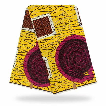 Baumwollstoff im afrikanischen Batik-Stil