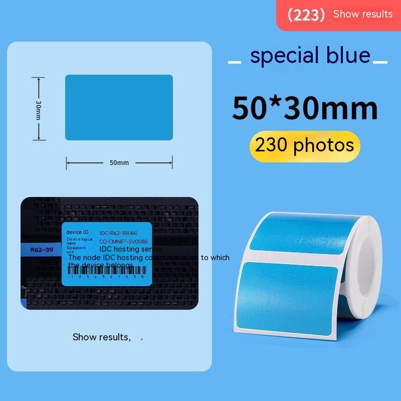 Three-proof Thermal Paper Sticker Waterproof Color Label Printing Paper