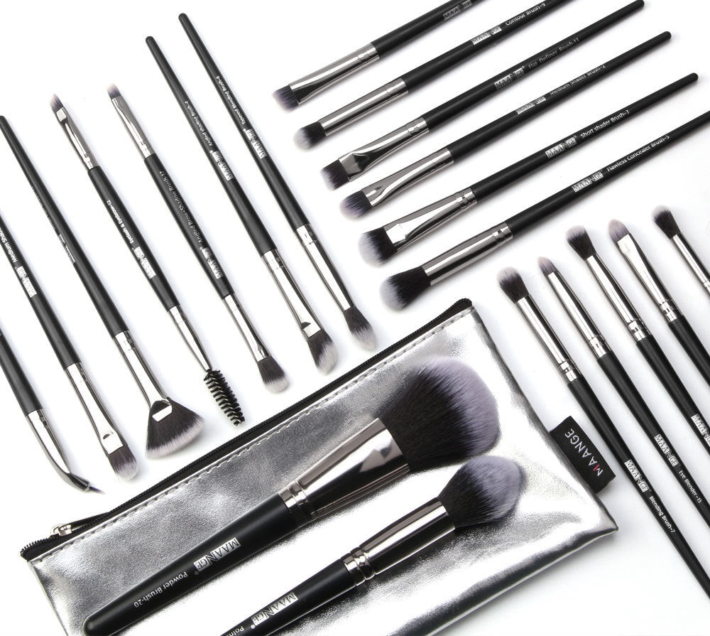 20-teiliges Make-up-Pinselset