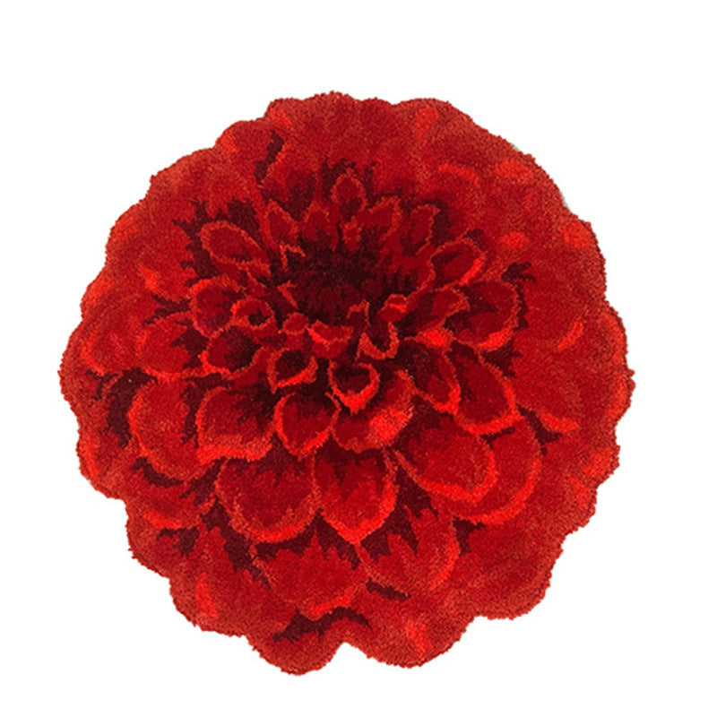 Runde Brassica oleracea-Blüten, Flor-Bodenbelag