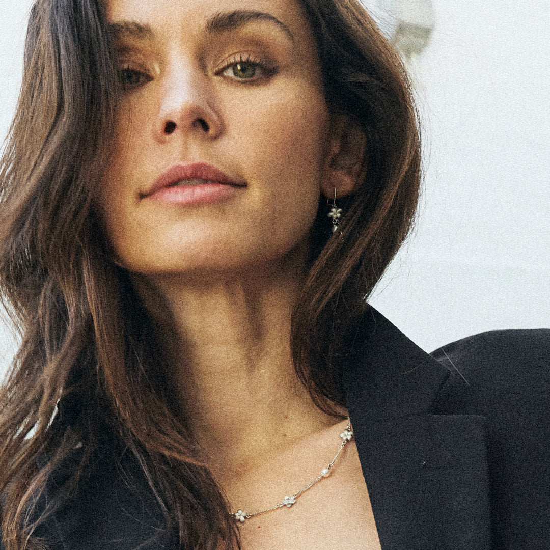 Antique Necklace - Matte Sterling Silver