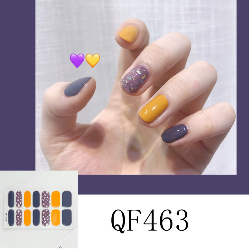 Nagelsticker 3D Diamant-Nagel 14 Sticker Wasserfeste Nagelsticker Komplettsticker Für Schwangere