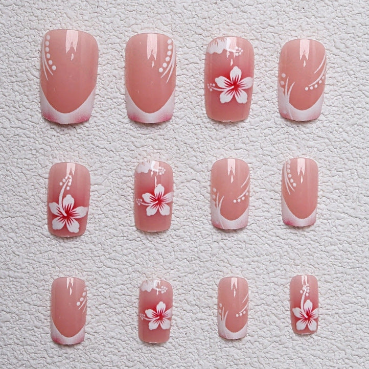 Red Halo White Background Flower Wear Armor